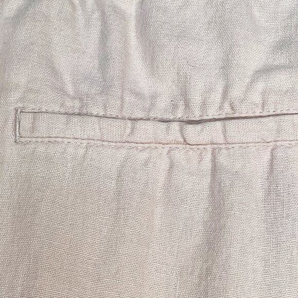 H&M Linen-blend Drawstring Shorts Light Powder Pink - Picture 10 of 14
